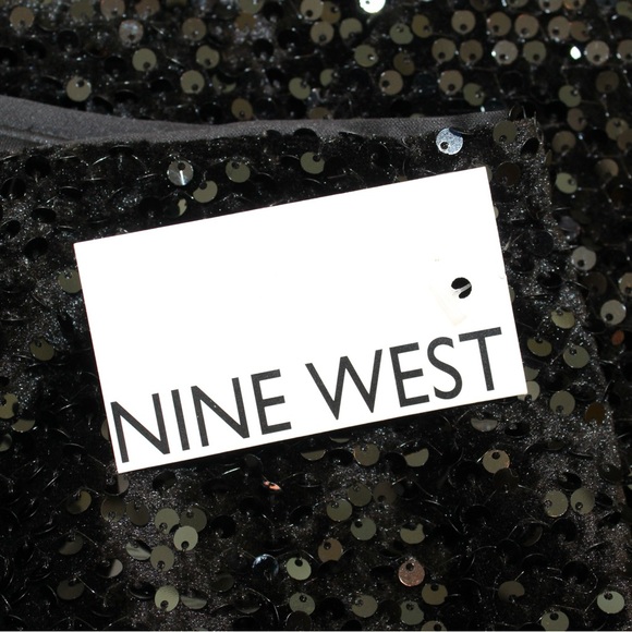 Nine West black sequin pencil skirt (women’s M) (NWT) - Picture 9 of 11
